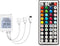 DAYBETTER Led Lights 2 Ports 44 Key Remote Control, Dimmer for Strip,
