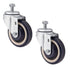 SY America 4" 2 Pack Polyurethane Stepped and Full Tread Face w/Double Ball Bearing