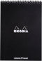Rhodia Wirebound Notepad, A4, Dot, Black (185039C)