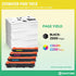 TN221 TN225 Compatible Toner Cartridges Replacement for Brother TN-221 TN-225 for HL3140CW HL3170CDW HL-3172CDW