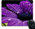 Smooffly Mouse Pad, Purple Daisy Rectangle Mouse Mat Design, Natural Eco Rubber Computer Desk Stationery Accessories