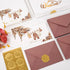 50 Pack Whaline Baby Shower Thank You Cards Boxed Boho Floral Bear Cloth Note Cards with Envelopes Stickers Greeting