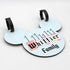 MYETCHEY 11) Personalized Stroller Name Tag, Mouse Ears Sign, Family Stroller License Plate Sign for Theme Parks