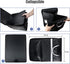 Fireproof Document File Organizer Box, Portable Storage Filing Cabinet Box with Lock for Hanging Letter/Legal Folder,