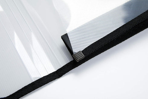 FANWU Plastic File Folder, Poly Envelope, Expanding Document Folder with Snap Button Closure, Legal Size