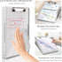 Clipboard with Storage, Heavy Duty Clip Boards 8.5x11 with 2 Storage Cases, Clear Top Panel Clipboards