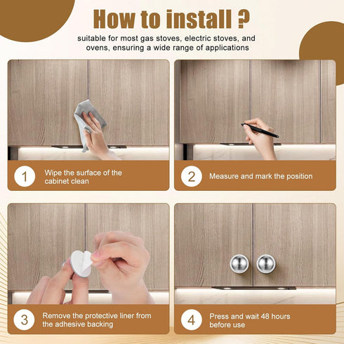 Set 2 of Stainless Steel Suction Cup Grab Bars for Bathroom and Cabinet Use