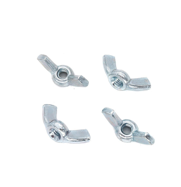 binifiMux 8-32 Wing Nuts, Pack of 60, Fasteners Parts, Butterfly Nut for Hurrican Shutter Panel, Hand Twist Tighten