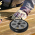 Set 2 7.87 Inch DOITOOL Shopping Cart Wheels Replacement of Heavy Duty Foldable Utility Trolley Wheels for Grocery Cart
