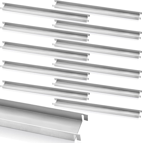 Lateral Front to Back File Rails, Hanging File Rails for Filing Cabinet Parts, Stainless Steel Drawer Rails 15.76