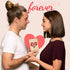Valentines Day Card, Wooden Anniversary Christmas Cards for Wife, Husband, Memorable Gifts for Her and Him