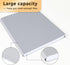 SUNEE Hanging File Folders, 25 Pack Gray Letter Size File Folders with 1/5-cut Tabs, Stay Organized for Home and Office