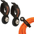MUTUACTOR Heavy Duty Magnetic Hooks, 2PCS Non-Slip Mount for Garage Storage, Anti-Scratch