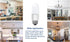 LED Stick Light Bulbs, 60W Equivalent, 5000K Daylight, 800 Lumen, E26 Base, Non-Dimmable, 6 Count