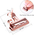 Yalis Push Pins Clips 15-Count - Pinning No Holes for Paper, Creative Paper Clips with Tack for Cork Board