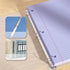 AILZFEI 100 8 10.5 3-Hole 3-Ring 8" 10.5" Purple Loose Leaf Paper Sheets Colored Filler Paper * College Ruled Paper