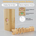 3600 3 10-100LM Dimmable, 2-Pack Wood Grain Night Light with Motion Sensor, Magnetic Attachment, Wireless, mAh Type-C