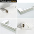 RANDOM Toilet Paper Holder - Polished Chrome Square Bathroom Hardware Accessories, SUS 304 Stainless Steel Wall Mount
