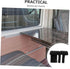 2Pcs Hemobllo Folding Table Leg Pads Table Bumpers for Enhanced Stability Easy Installation for Rvs and Home Use