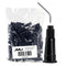JMU 100Pcs Bent Dispensing Tips, Blunt Tip Dispensing Needle for Dental Oral Irrigation, Disposable Tips
