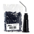 JMU 100Pcs Bent Dispensing Tips, Blunt Tip Dispensing Needle for Dental Oral Irrigation, Disposable Tips