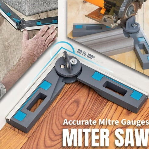 Angular Bevel Gauge for Mitre Saws, 30-180 Bevels Cutting Tool for Woodworking