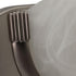 RecPro 12V RV Wall Sconce Brushed Nickel with Frosted Sconce