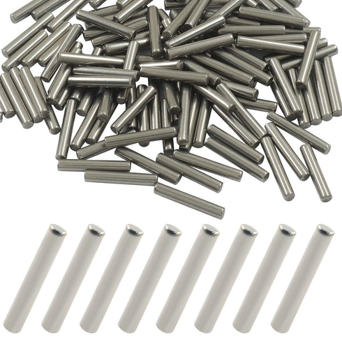 ISDVBUY 100Pcs 304 Stainless Steel Dowel Pins M3 x 18mm Shelf Support Pin