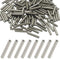 ISDVBUY 100Pcs 304 Stainless Steel Dowel Pins M3 x 18mm Shelf Support Pin
