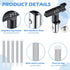 Zhengmy 12 Nozzle (109,213,313,413,515) Pcs Airless Paint Sprayer Gun with Guard Spray Tips and Airless Paint Spray Gun