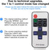 ACEIRMC 4pcs 11 5-24 3528 5050 Dimmer (11 RF Mini Wireless Remote Controller Key with DC V for Single Color LED Strip