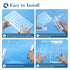 Omawrf 50 13mm Plastic Test Tube Rack, Holes Lab Rack Holder for Tubes, Detachable, Transparent