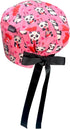 Euro Style Scrub Cap for Women & Men with Ribbon Ties & Buttons, Head Cover for Long or Short Hair