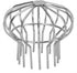 Tissting Gutter Balloon Guard Filter - Stainless Steel Gutter Guard Downpipe Outlet Leaf Guard for Roof, Garden (Tube