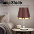 E27 Lamp Shade for Table, Modern Fabric Small Drum Lamp Shade Vintage Spider Fitter Desk Floor Lampshade Replacement