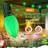 C7 Bulb,25 Pack 0.6w C7 E12 Bulb Green LED Light Ceramic Replacement Christmas Lights with Base,Green Outdoor Light