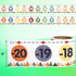 Number Line Bulletin Board Border, -20 to 120 Straight Trim for Classroom Math Decorations and Moving Mountains Roll