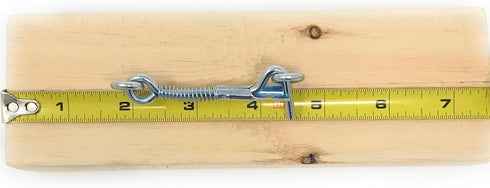 MI MADOL IMPORTS, LLC MADOL Safety Hook and Eye Latch, Zinc, 2 Inch 5 Pack