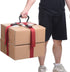 PATIKIL Carrying Strap with Handle, Adjustable Nylon Belt for Moving Lifting Boxes and Grocery, Gray