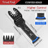 10PCS Extra Long Oscillating Saw Blades, Curved Edge Bi-Metal and Japanese Teeth Multitool Blades Precise Cut for Wood, Plastic, Nails, Metal, Fit Dewalt Milwaukee Bosch Worx Ryobi 70MM