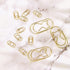 Gold Jumbo Paper Clips - 50pcs - Large 2 Inch Cat Shaped Paper Clips for Office & School Supplies