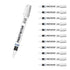 Markal 96960 Paint-Riter+ Liquid Paint Marker, Oily Surface, Bold Mark Size 1.8", White, 12-Pack