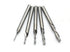 TEMO 5pc Carbide Downcut Inlay Router Bits set 1/8, 3/32, 1/16, 3/64,