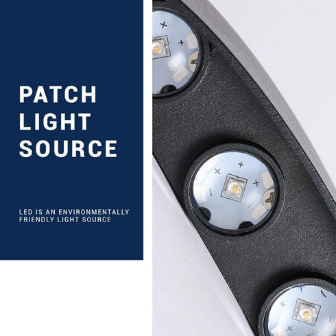 HISEEINLABEL 6 6W Modern LED Waterproof Exterior Wall Lamp, Outdoor Wall Light LED Wall Lights LEDs Wall Sconce Up Down