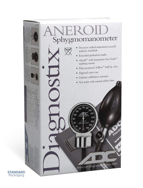 ADC Diagnostix 700 Premium Pocket Aneroid Sphygmomanometer with Adcuff Nylon Blood Pressure Cuff