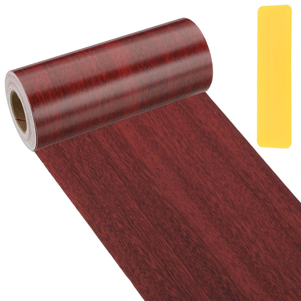 PATIKIL Wood Grain Repair Tape 4.7x33', Self Adhesive Realistic Textured Repair Patch