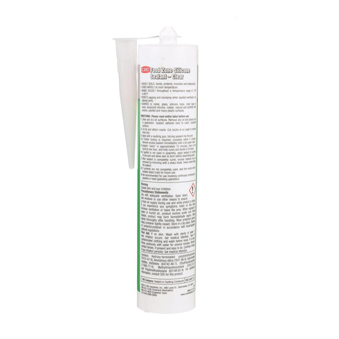 CRC Food Zone Silicone Sealant 14083 – 10.1 FL Oz., Clear Silicone Seal for Bonding, Waterproofing Applications