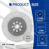 SHDIATOOL Granite Diamond Cutting Wheel for Marble Quartz, 5 Inch Fast Cutting Disc for Angle Grinder with 5/8-Inch-11
