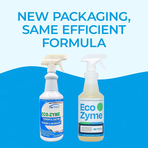 32 oz KINZUA ENVIRONMENTAL Eco-Zyme, Enzyme Cleaner Concentrate with Professional Strength, Multipurpose Cleaner