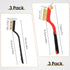 6 Pieces Wire Brushes Set Metal Brush, Brass Brush, Stainless Steel Brush, Nylon Brushes for Cleaning